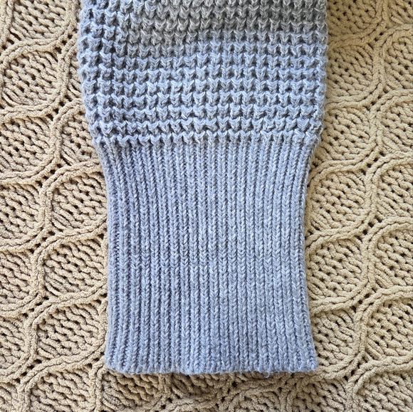 Soft Surroundings Grey 'Townsend' Chunky Knit Open Cardigan - Size L - Picture 7 of 9